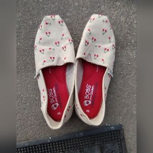 BOBS by Skechers Cherry Print Slip On Shoes